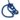 Hermes Bag Charm Paddock Cheval Electric Blue