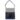 Hermes Bag Col Roule Noir Toile Berline / Bleu Saphir/ Toile Tote New