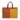 Hermes Bag Necto 34 Evercolor Toffee / Jaune Ambre Palladium Tote New