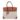 Hermes Birkin 30 Bag Toile / Barenia Leather Palladium w/ Crinoline Bag Charm