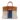 Hermes Birkin 35 Bag Flag Barenia / Toile Blue Permabrass Rare Limited Edition