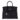 Hermes Birkin 35 HSS Bag Black / Turquoise Brushed Palladium Togo Leather