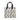 Hermes Cabas H En Biais Black / Ecru Canvas / Swift 40 Tote Bag