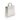 Hermes Curiosite Kelly Laque Charm White / Palladium Pendant