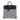 Hermes Hac 40 Black / Ecru Criss Cross Toile Birkin Bag Palladium