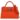 Hermes Kelly 20 Mini Sellier Bag Orange Feu / Rose Eglantine Chevre Bi-Color New w/Box