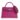 Hermes Mini Kelly 20 Sellier Bag in Rose Pourpre Chevre Leather with Palladium Hardware