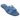 Hermes Oran Sandal Limited Edition Blue Bleuet Calfskin Leather 37