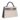 Hermes Special Order HSS Mini Kelly 20 Sellier Bag in Craie and Bleu Indigo Epsom Leather with Palladium Hardware