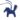 Hermes Uni Rodeo PM Bag Charm Blue de France